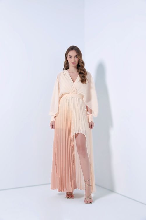 High-Low chiffon dress