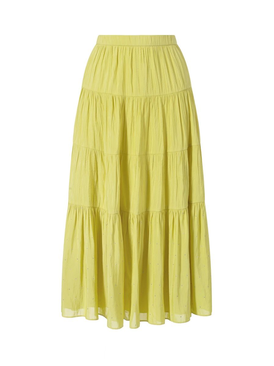 midi chiffon skirt