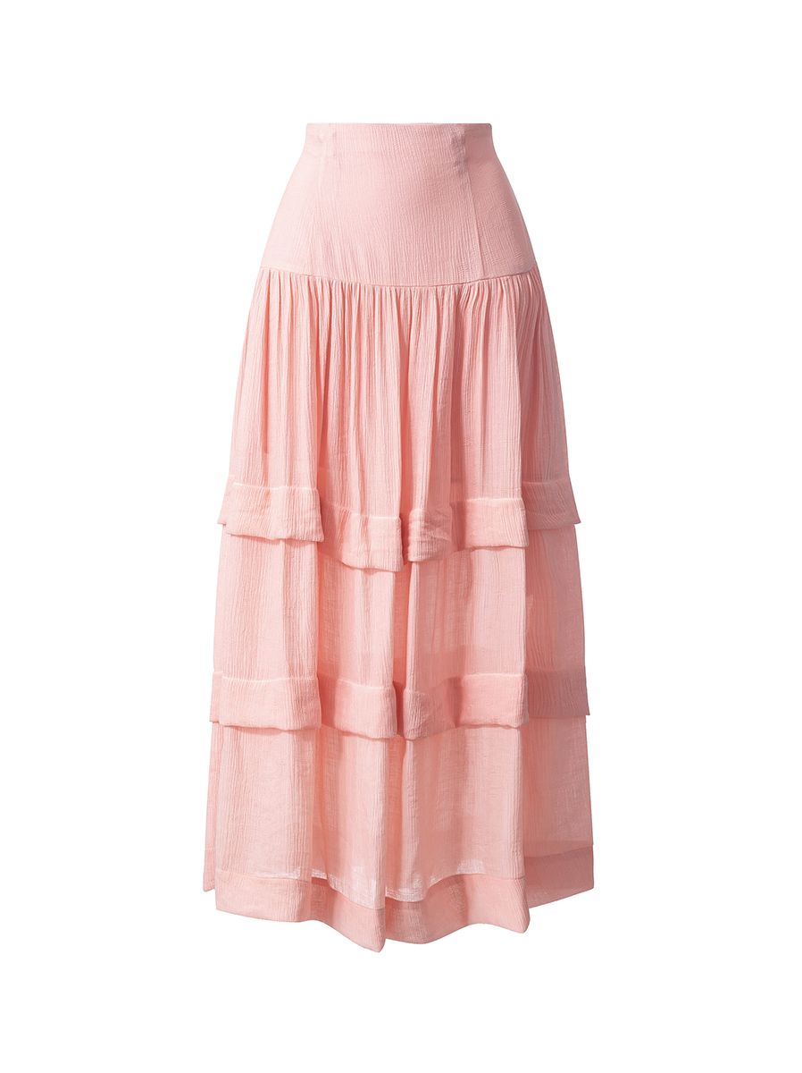 Pink Maxi Skirt