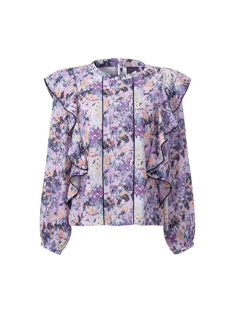 Floral print blouse