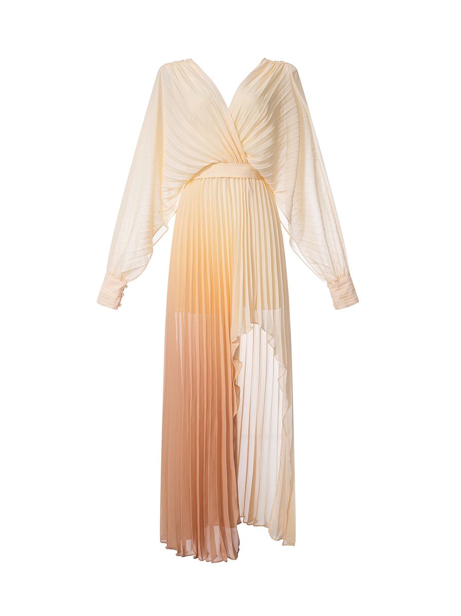 High-Low chiffon dress