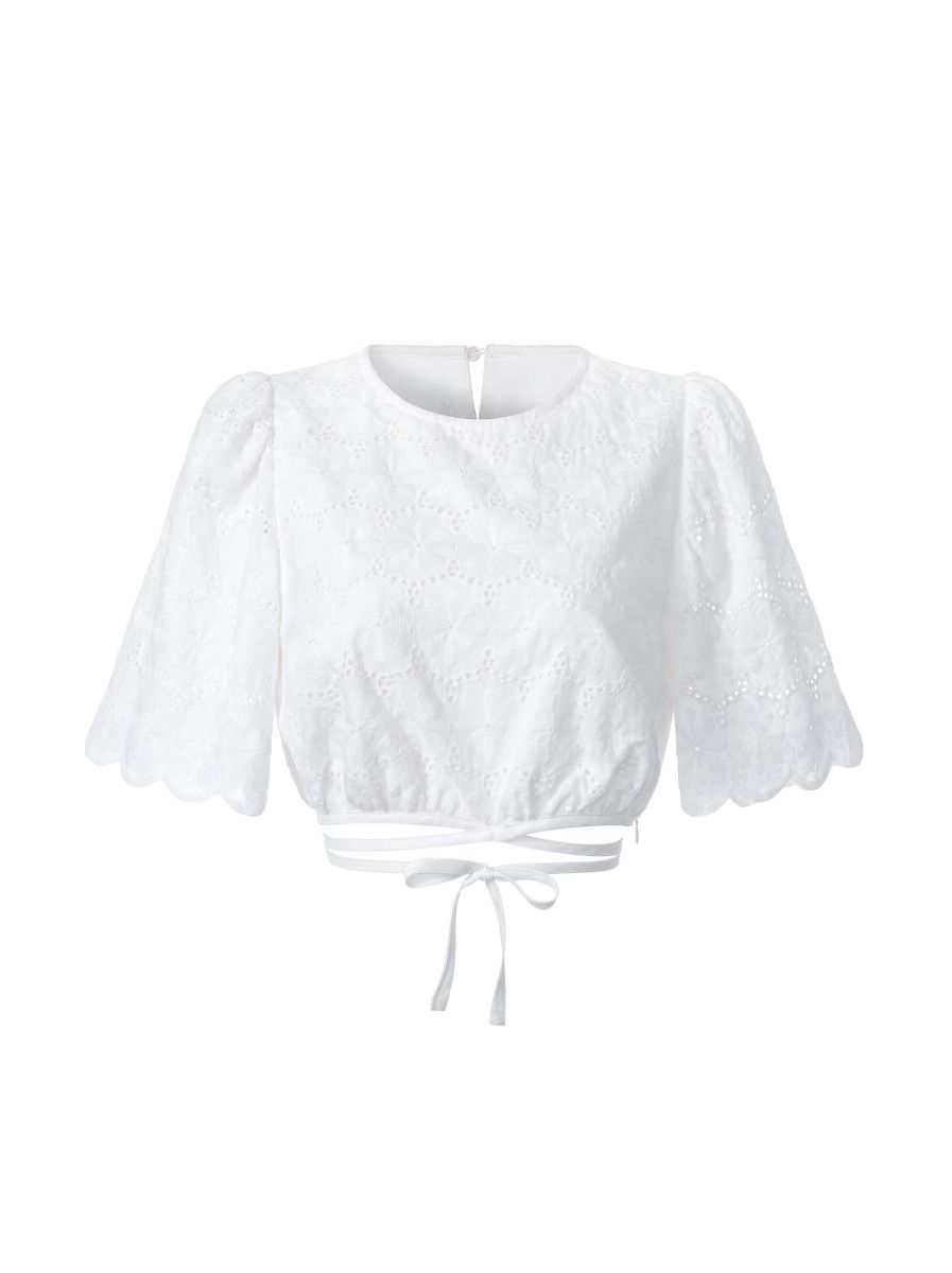 string-tie detail top