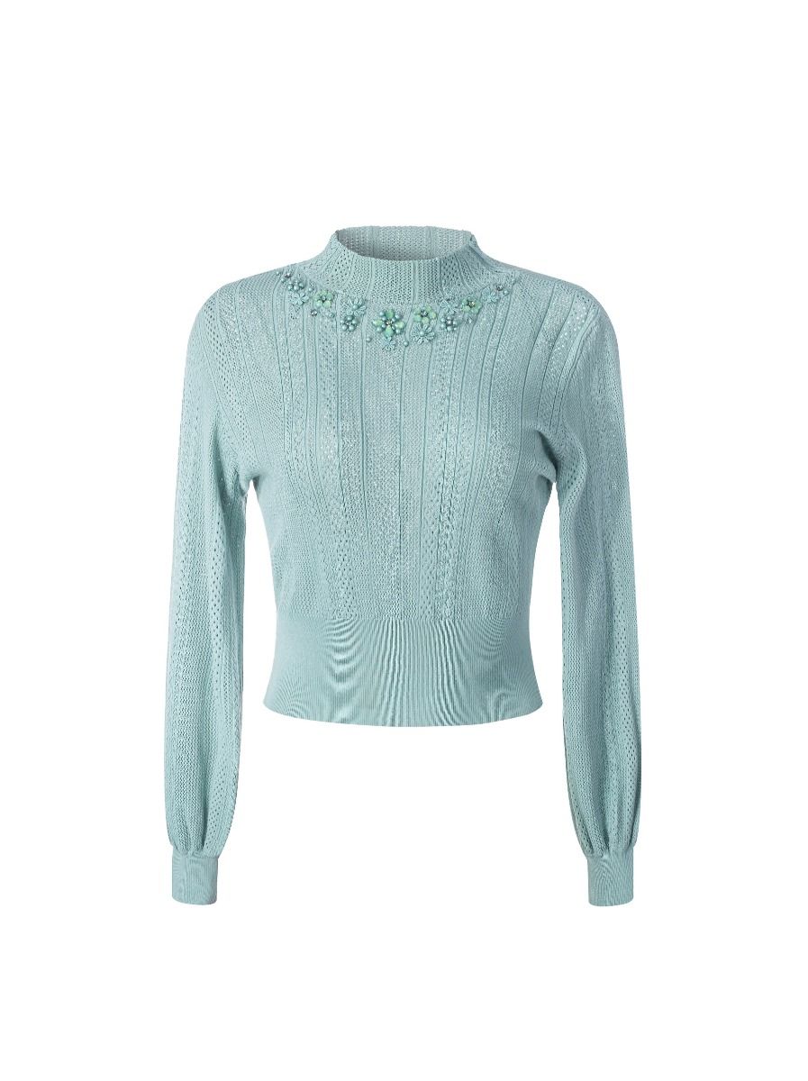 Knitted Embellished pullover