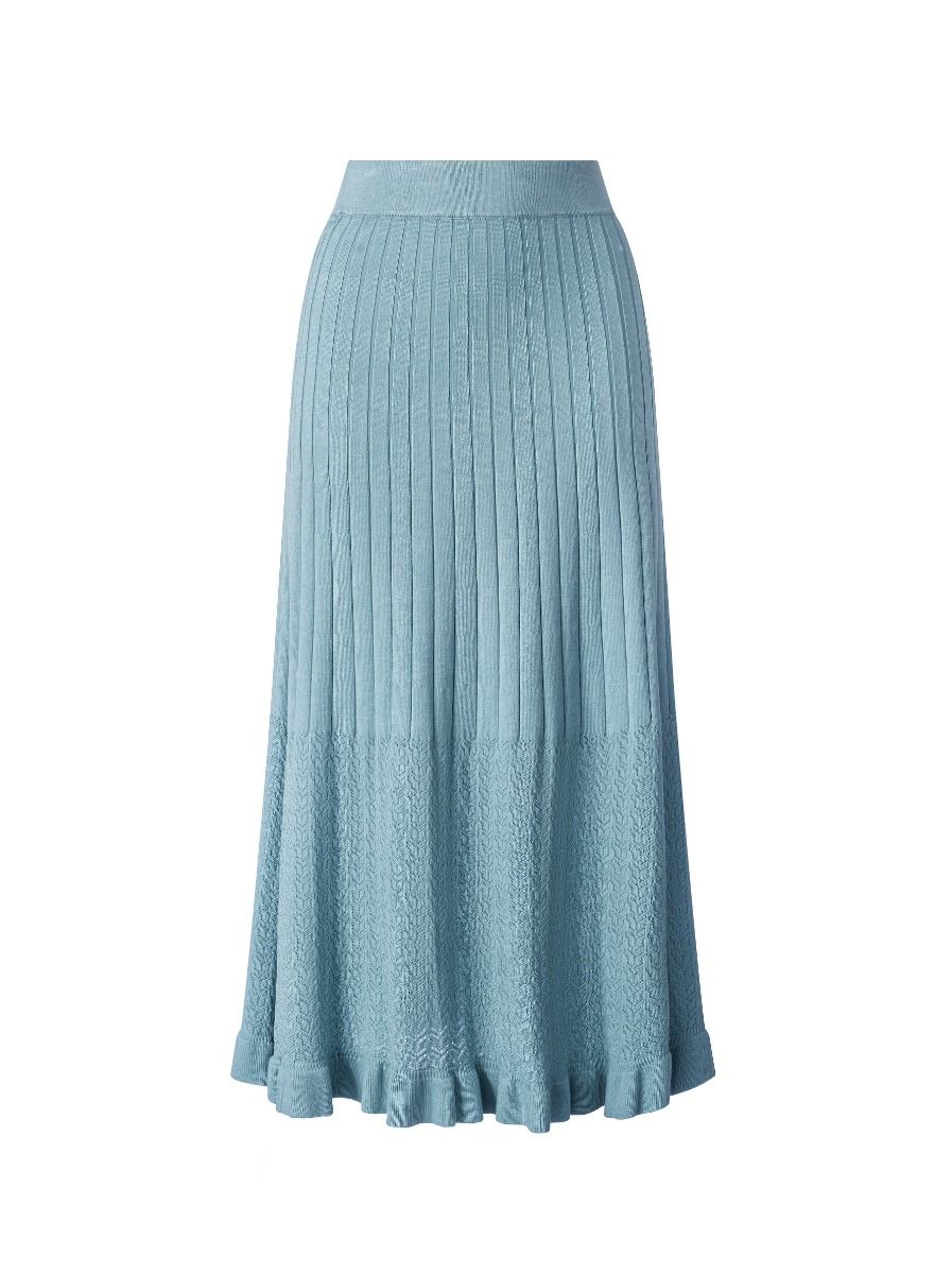 Knitted Ruffle Skirt