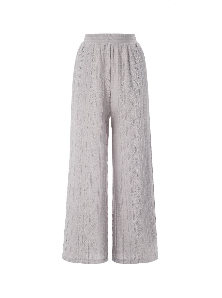 unique pattern knitted pants