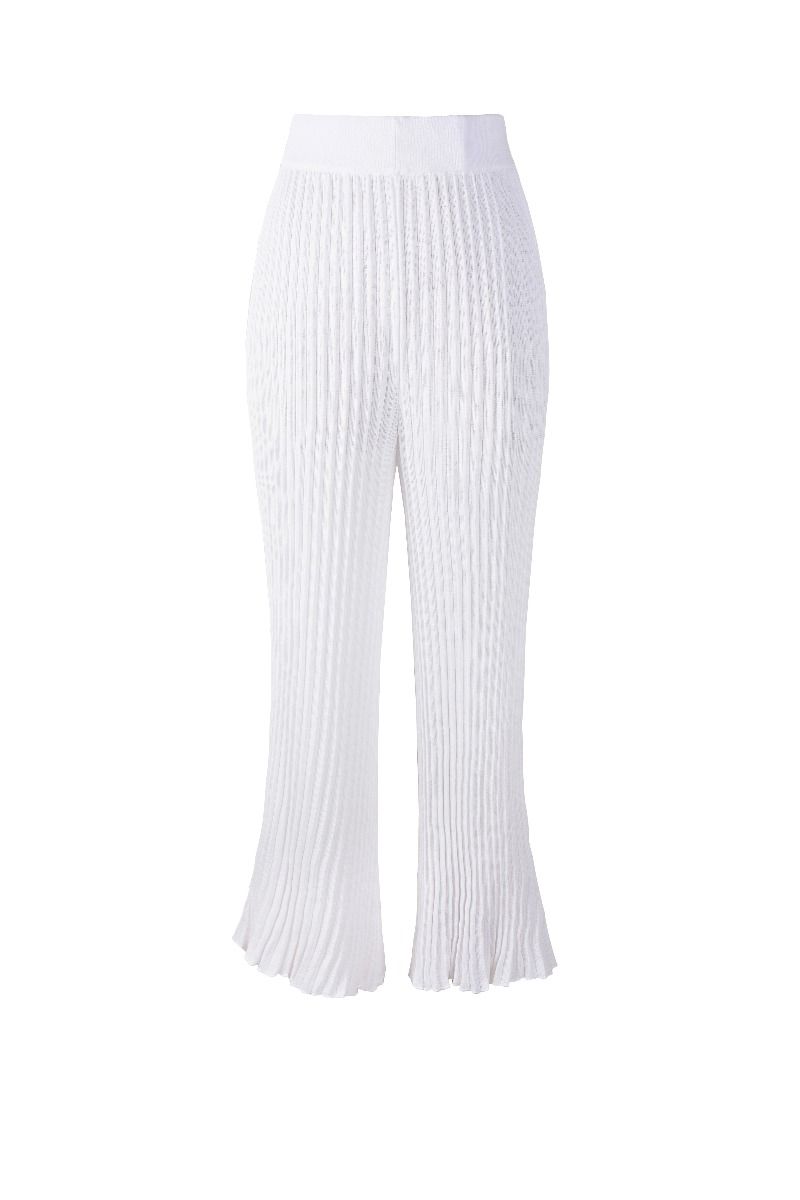 wide leg knitted pants