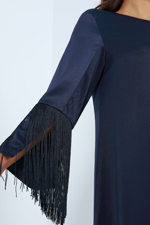 fringe detail kaftan