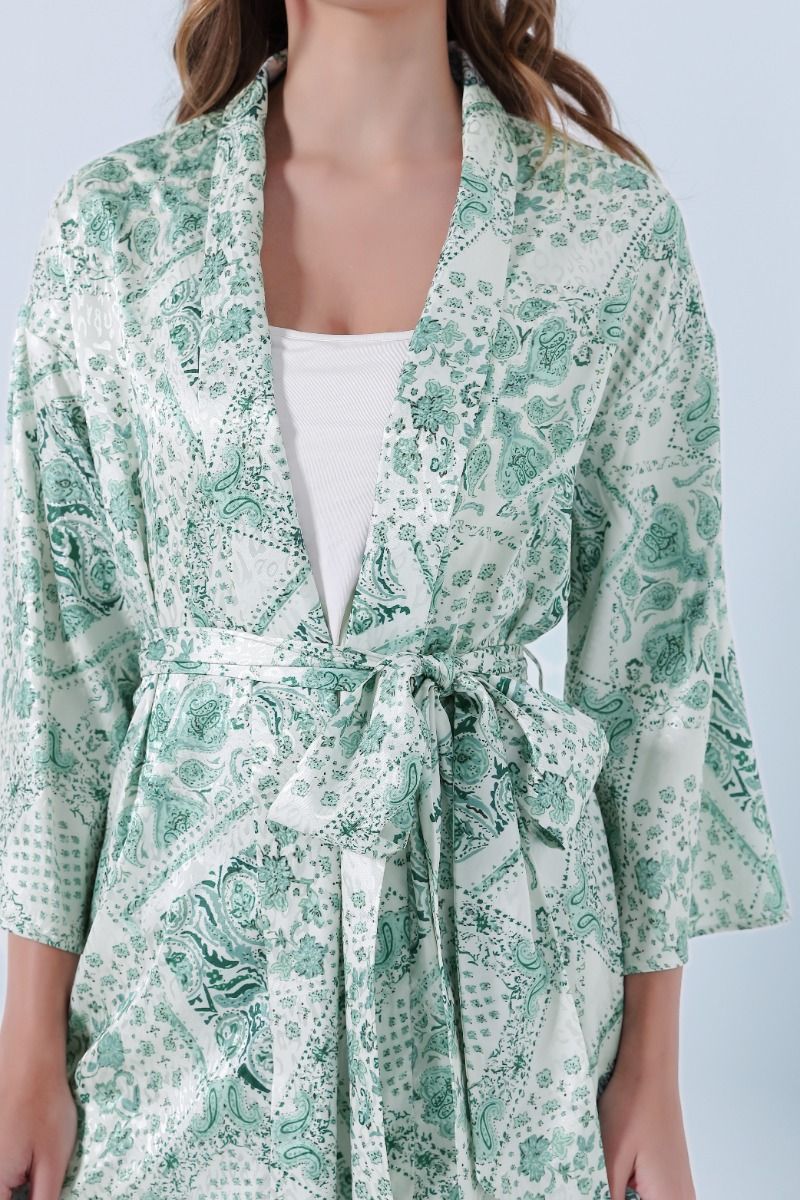 printed jacquard jacket