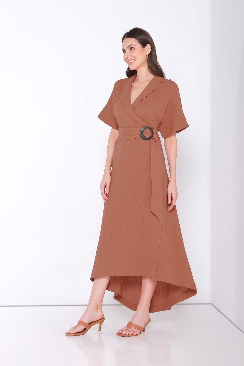 wrap buckle belt kaftan