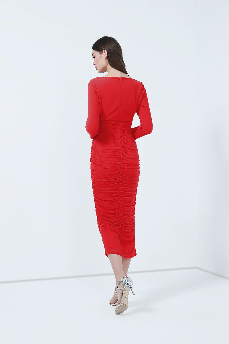 square neckline dress