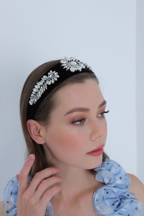 embellished wide headband