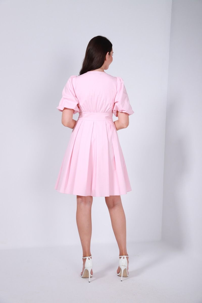  Balloon Sleeves Dress