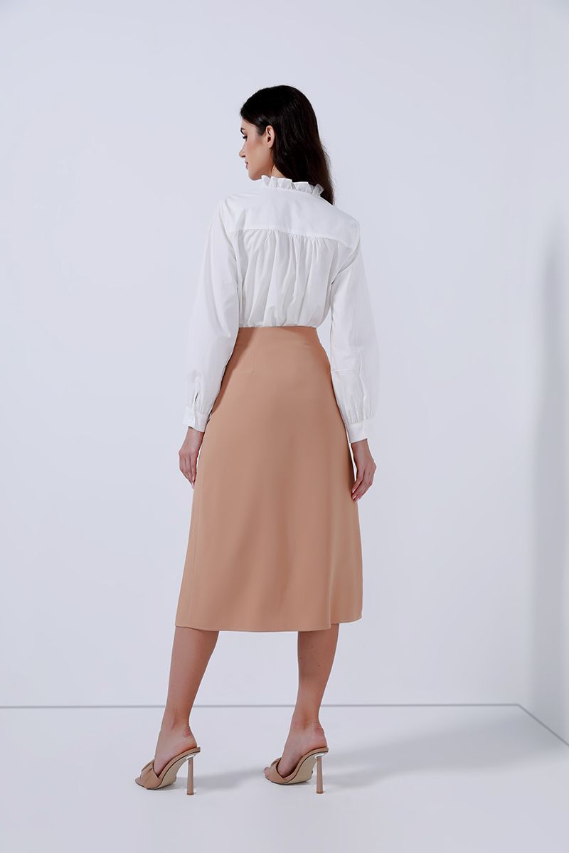 Side pleats skirt