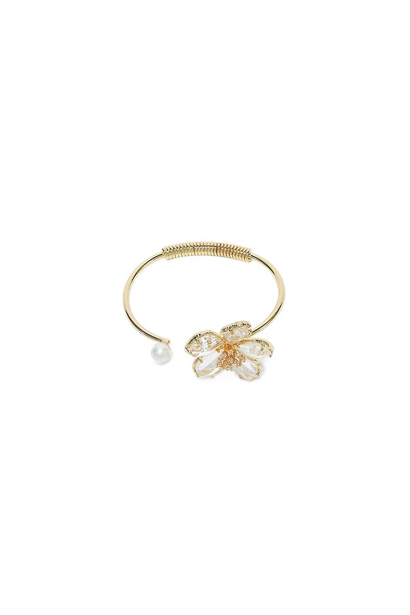 Gold-tone hoop bracelet