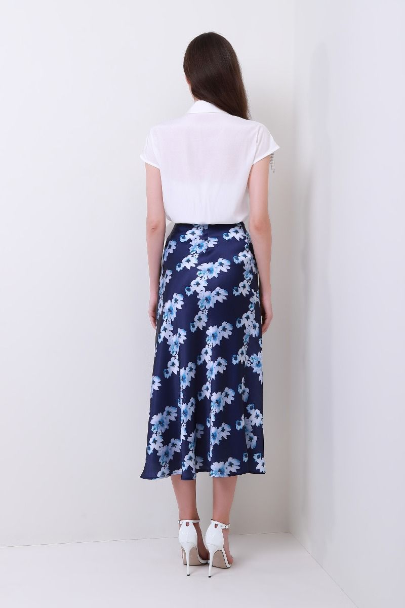 flower print skirt