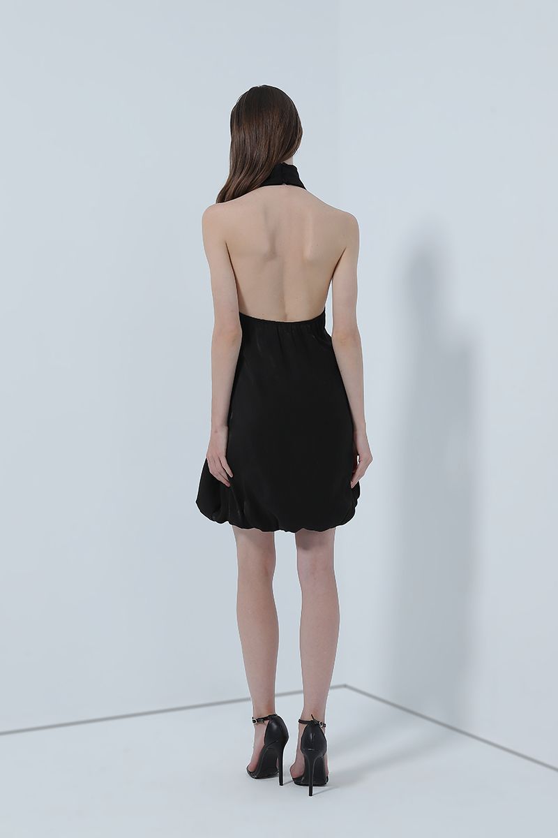 neck-tie dress