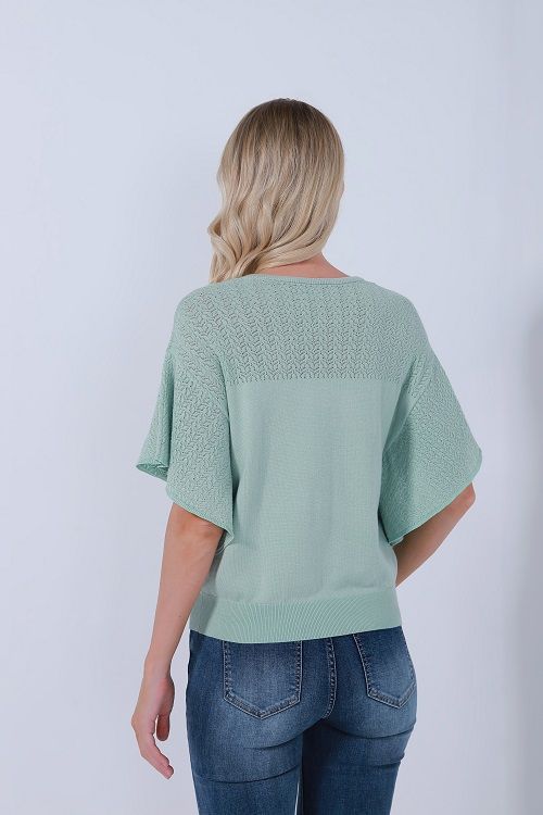 Ruffle Sleeves Top