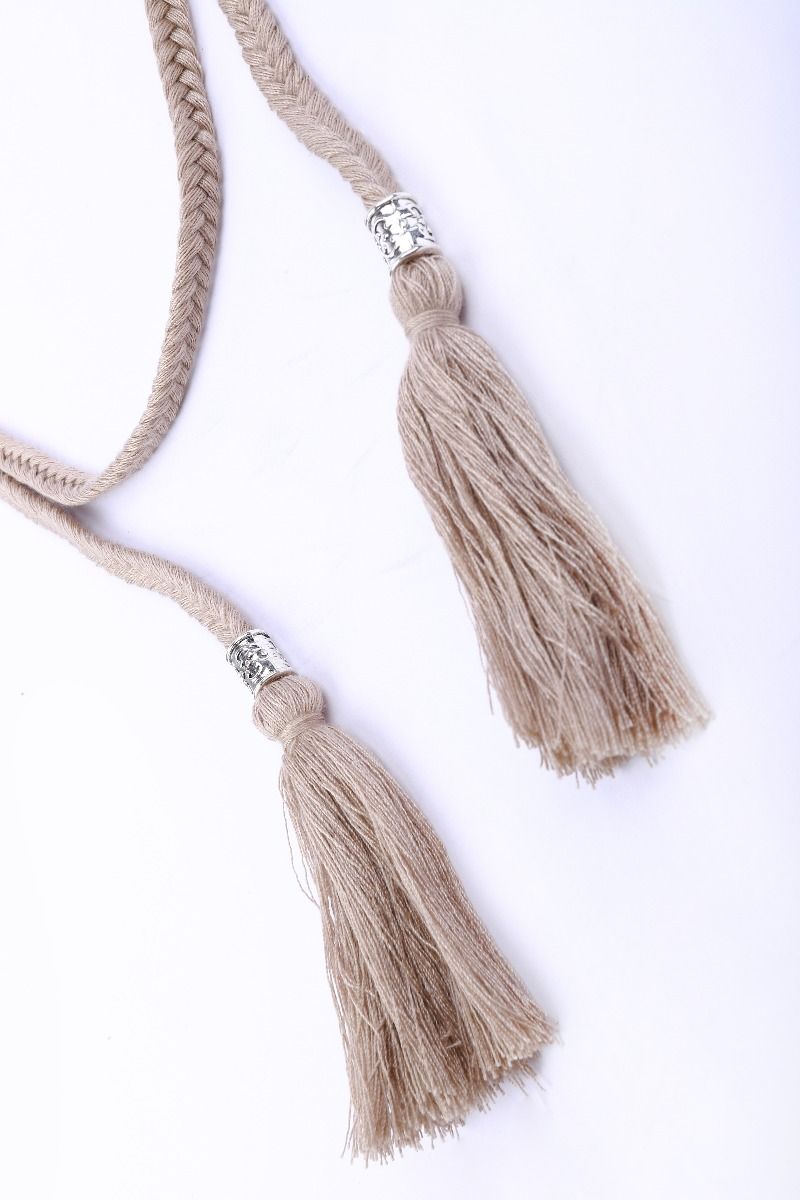 Woven wrap necklace