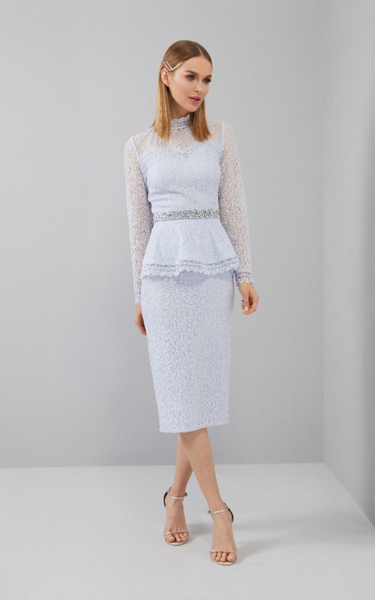 Lace Pencil Skirt