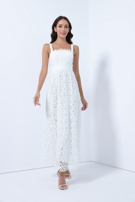 lace sleeveless dress