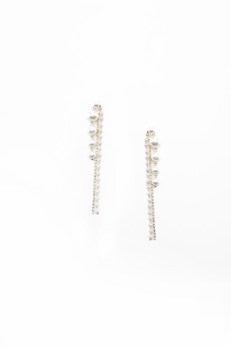 pearl dropped earrings