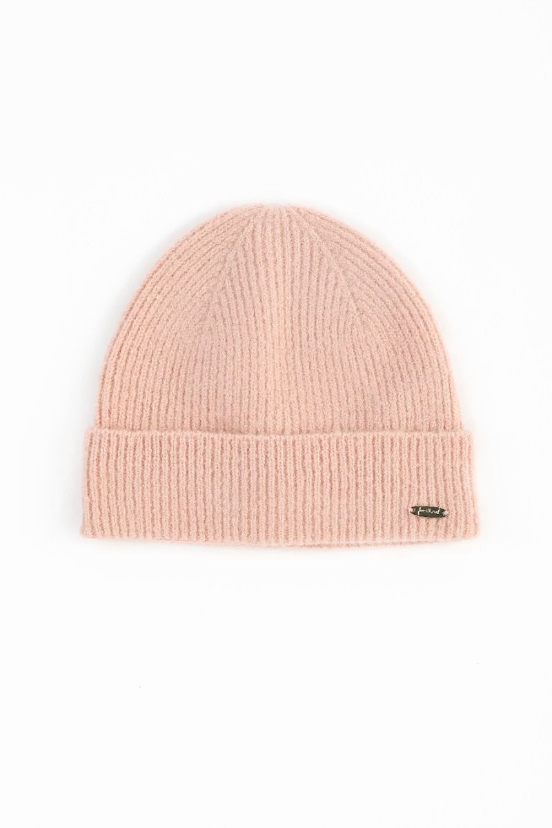  Ribbed knitted cap